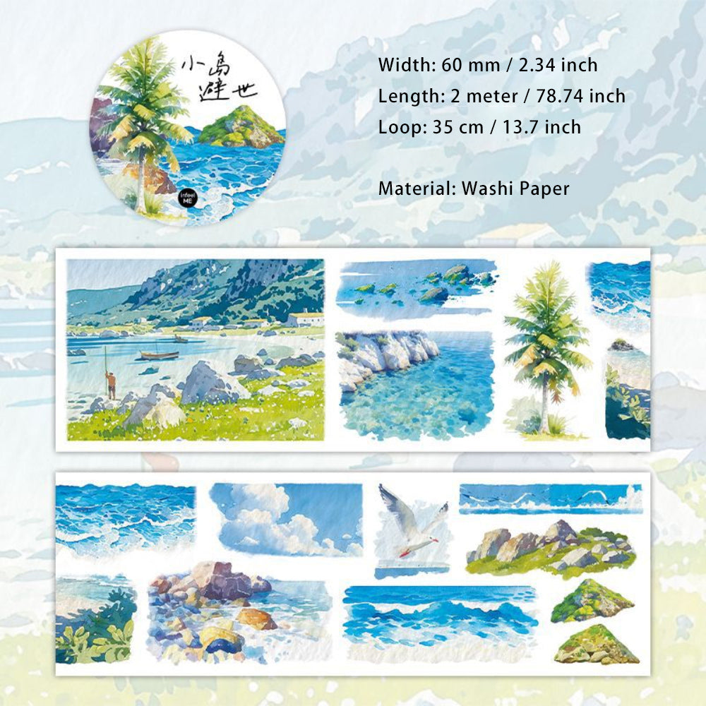 1 Roll Sea Beach Washi Tape YDYPH