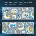1 Roll Pre-cut Moon Star PET Stickers Tape XXSY