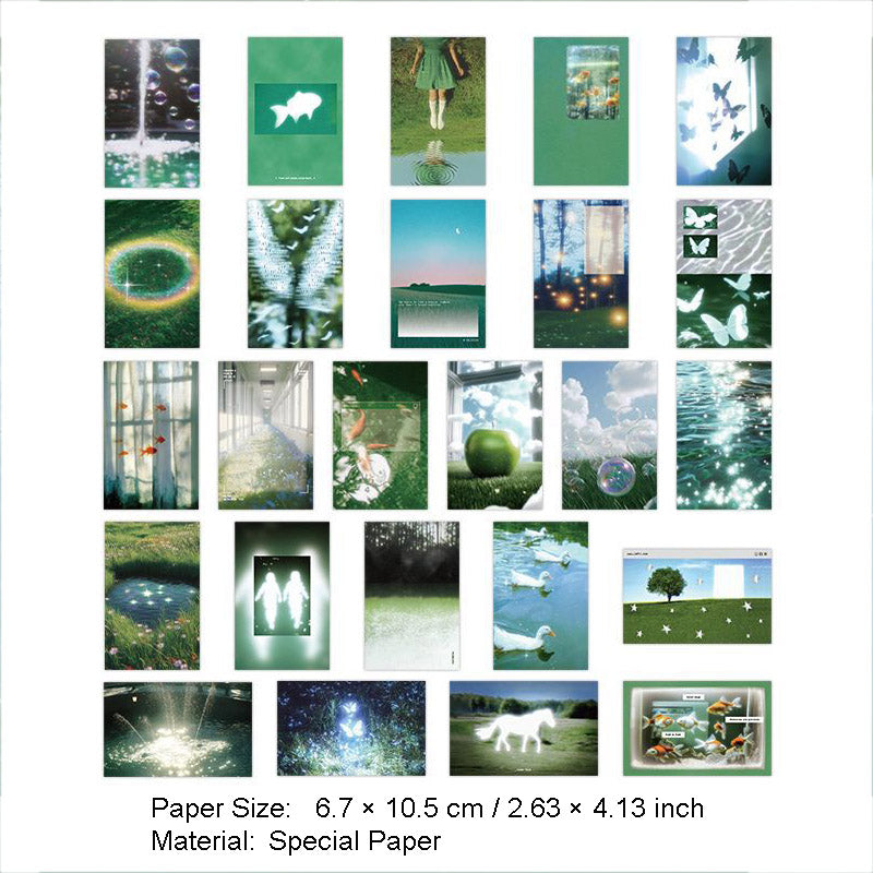 50 Pcs Creative Scrapbook Paper CPMJ