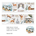 1 Roll Winter Landscape PET Stickers Tape DRXJ