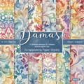 Damask 6 inch scrapbook paper pad cover