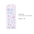 1 Sheet Fabric Star Stickers ZDXX