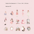 30 Pcs Girl Lifestyle PET Stickers CRLX