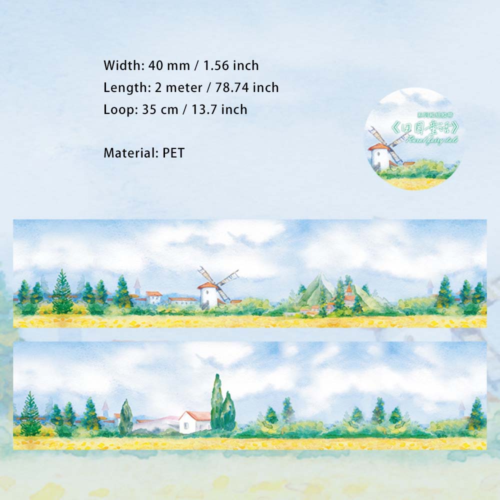 1 Roll Nature Landscape PET Tape TYTH