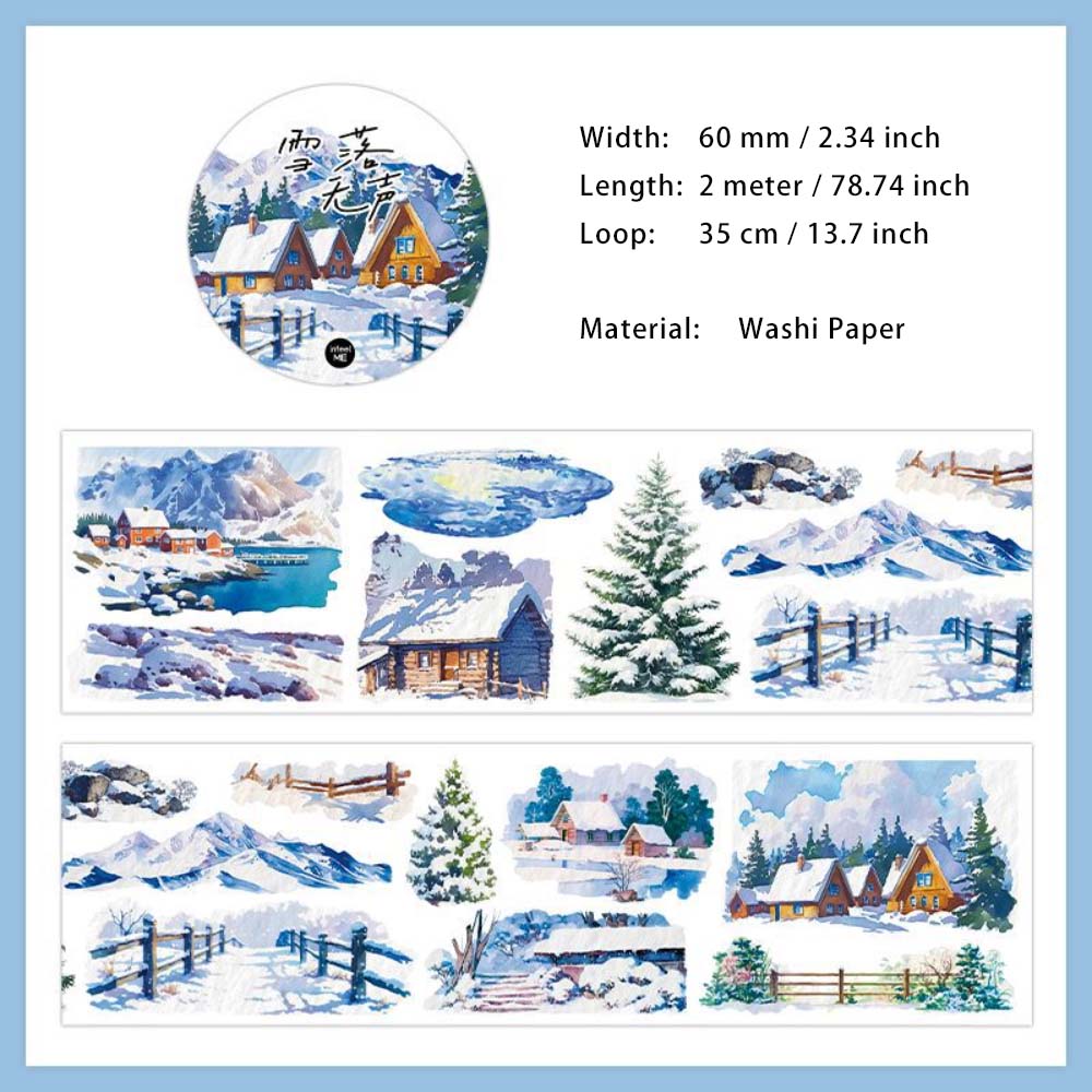 1 Roll Snow Theme Washi Tape HMJJ