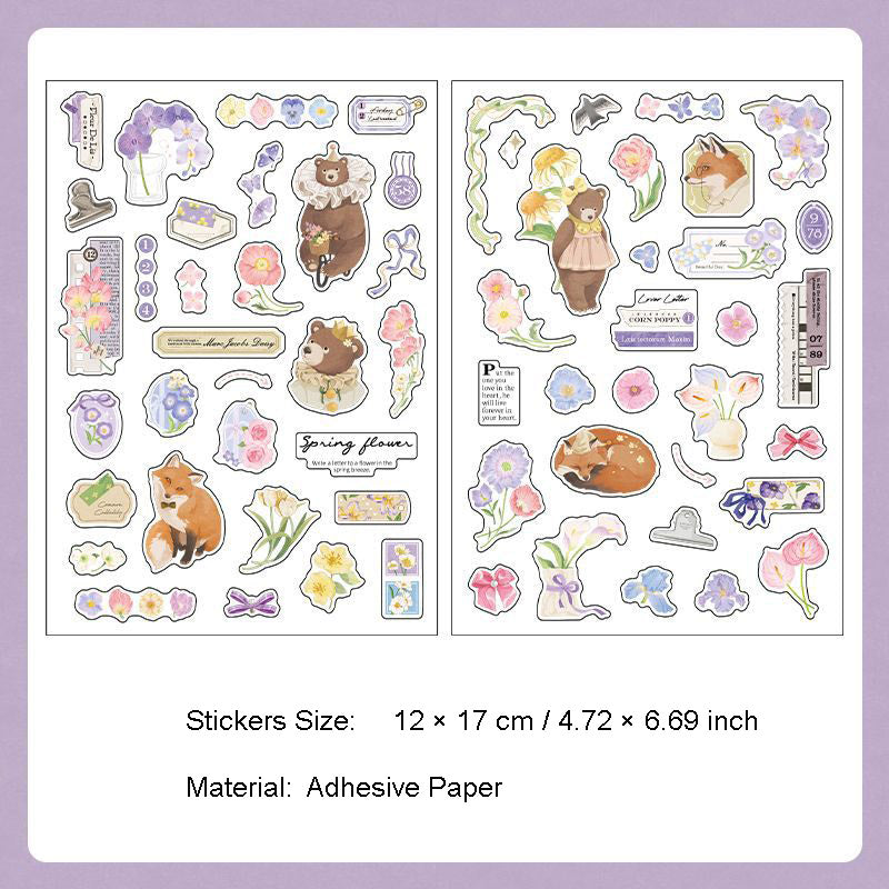 2 Sheets Fairy Forest Planner Stickers SLTH