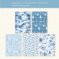 10 Sheets A4 Winter Christmas Theme Scrapbook Paper DLXL