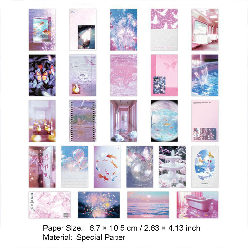 50 Pcs Creative Scrapbook Paper CPMJ