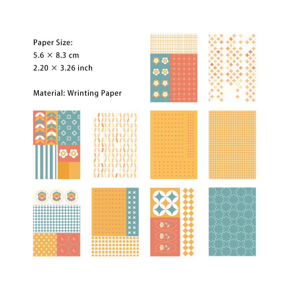 50 Sheet Basic Scrapbook Paper TMBJZ