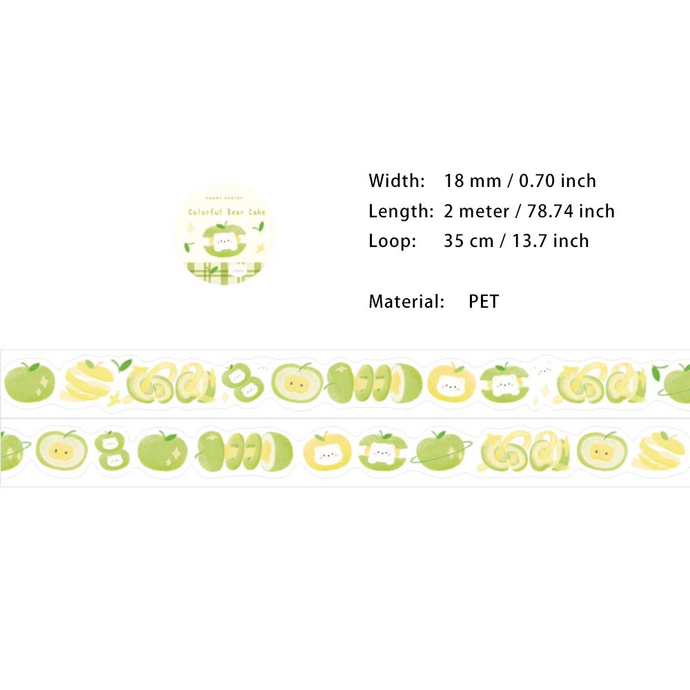 1 Roll Cute Fruit PET Tape SGTX