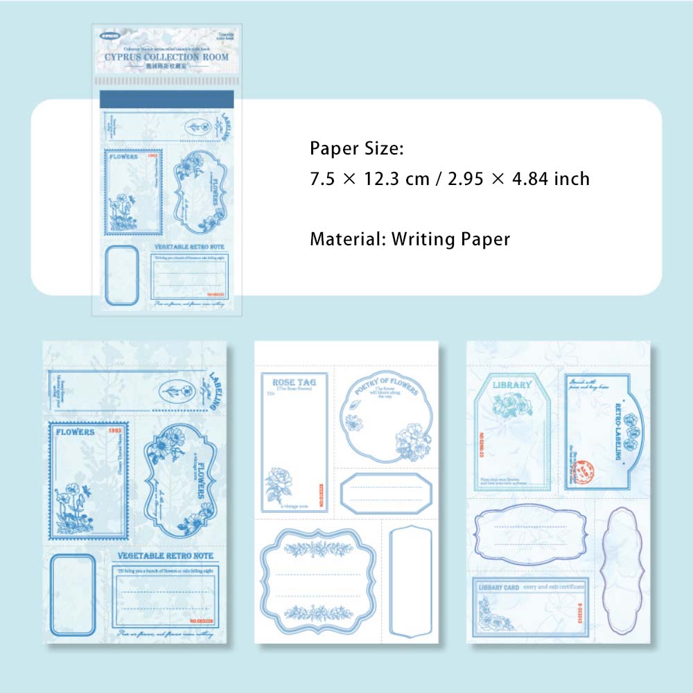 30 Sheets Pre-cut Notepad Paper ASBZY