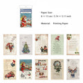 50 Sheets Christmas Themed Scrapbook Paper SDHLS