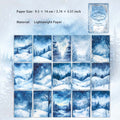 30 Pcs Snow Theme Scrapbook Paper XJXJ