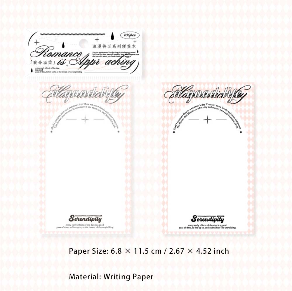 100 Pcs Creative Notepad LMJZ