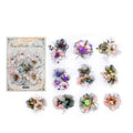 20 Pcs Gilded Flora PET Stickers FHZS04