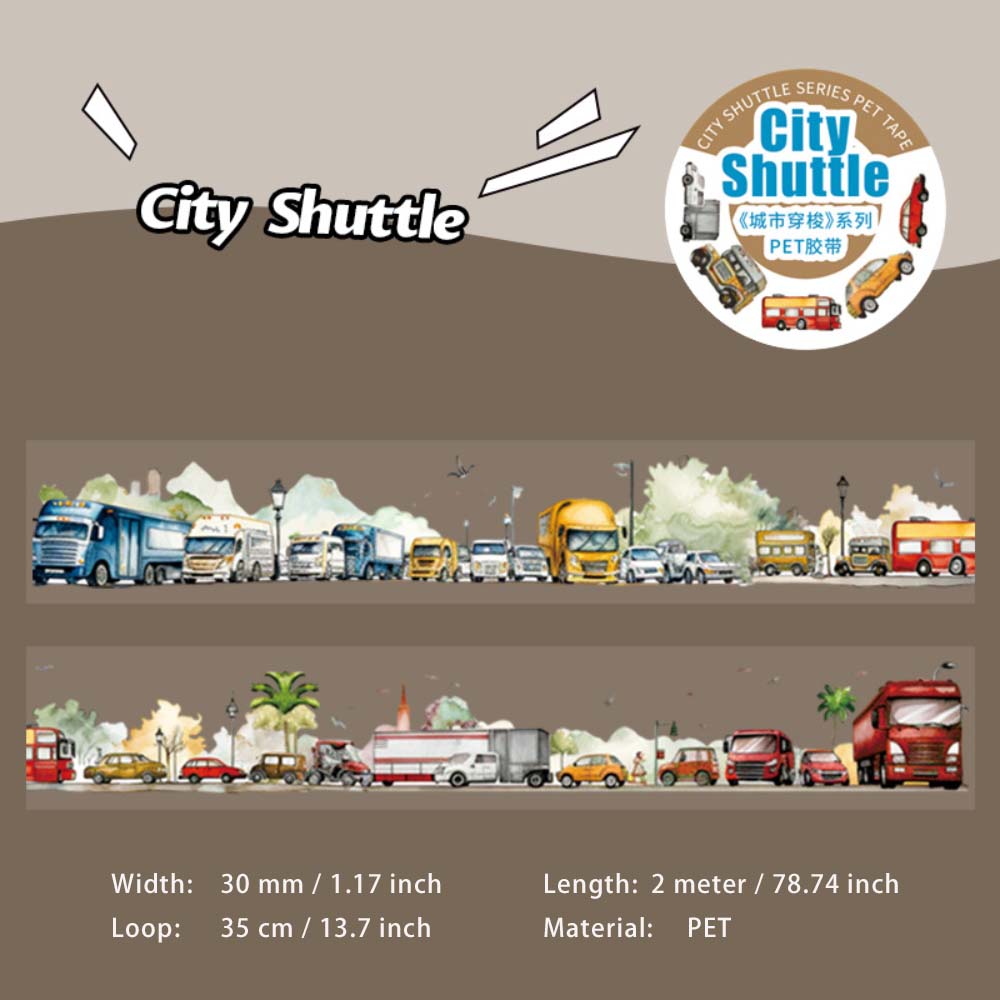 1 Roll City Trafic Theme PET Tape CSCS