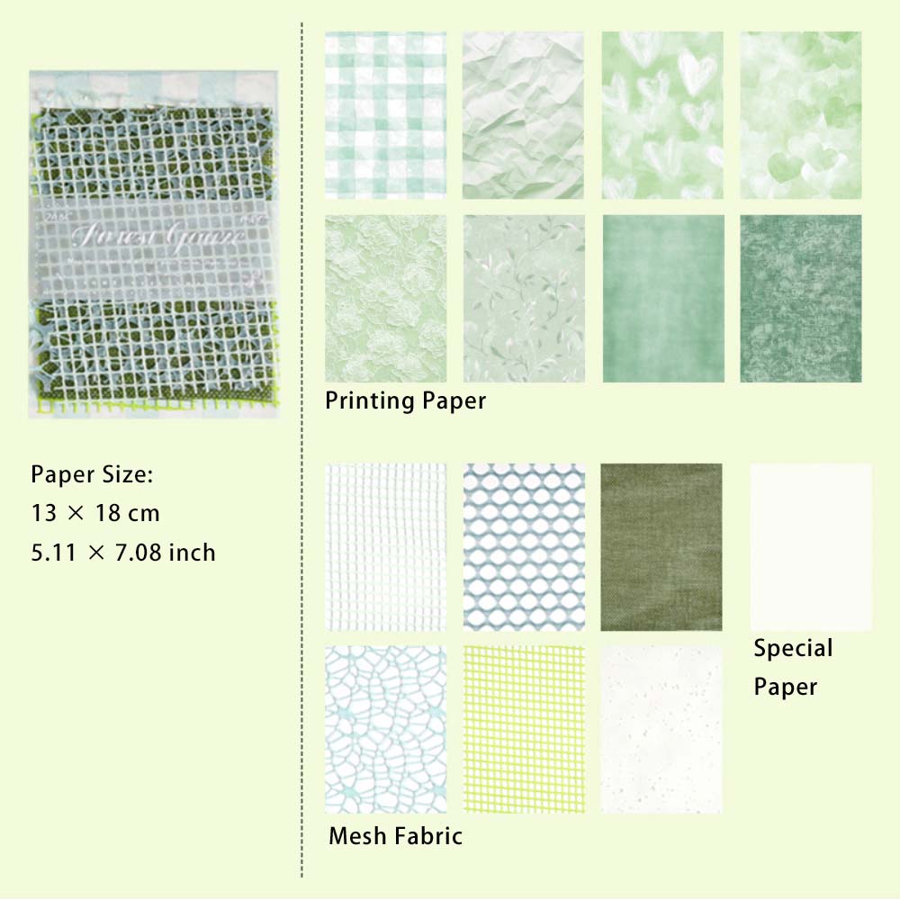 15 Sheets Texture Paper and Scrapbook Paper QSSY