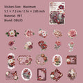 20 Pcs Flower PET Stikers YHGM