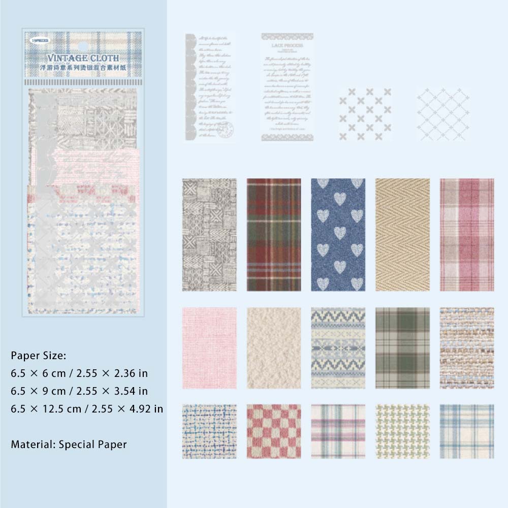 19 Sheet Creative Scrapbook Paper FYSY