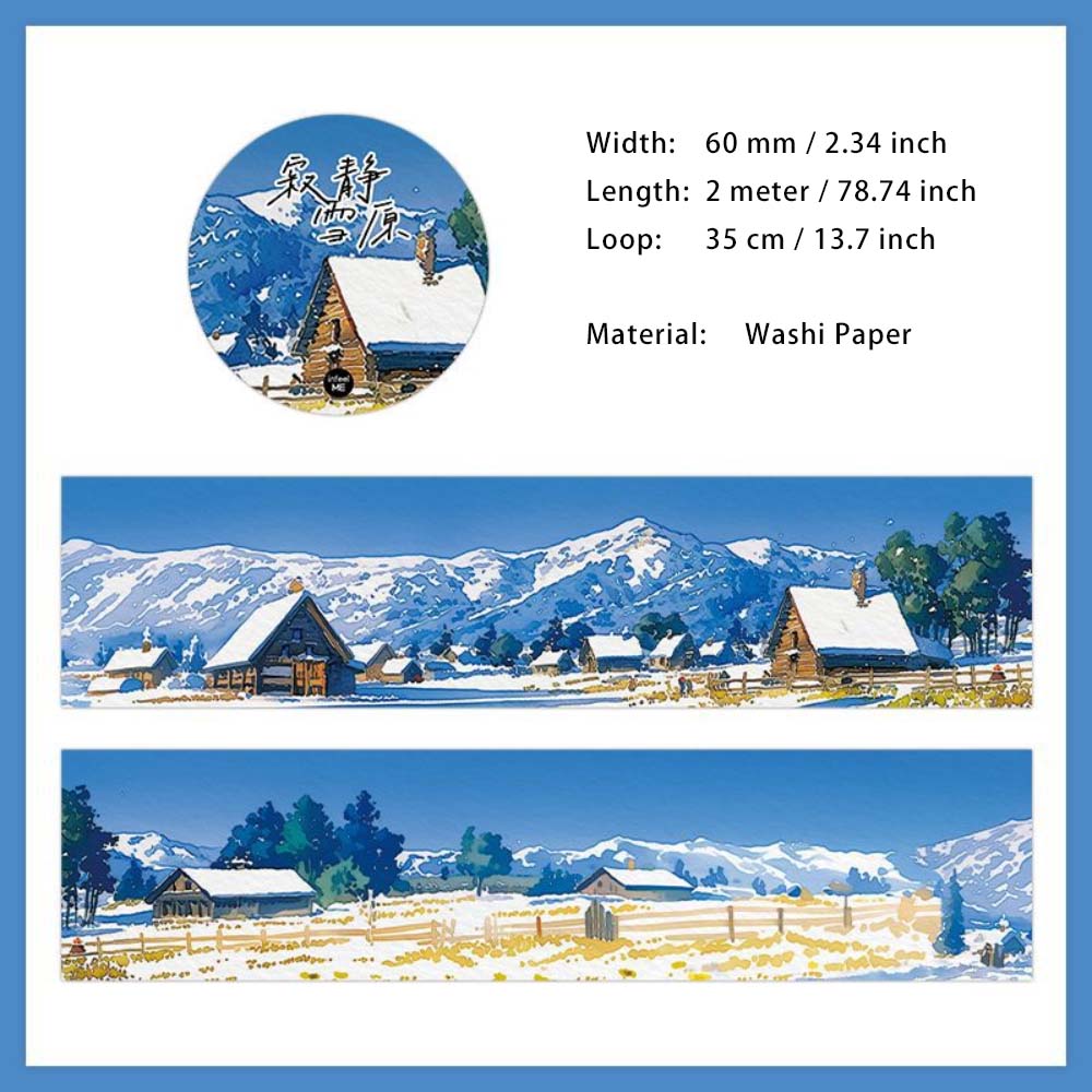 1 Roll Snow Theme Washi Tape HMJJ