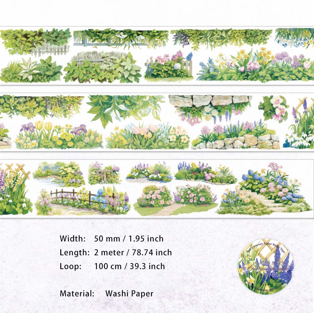 1 Roll Natuere Landscape Washi Tape SRDLT