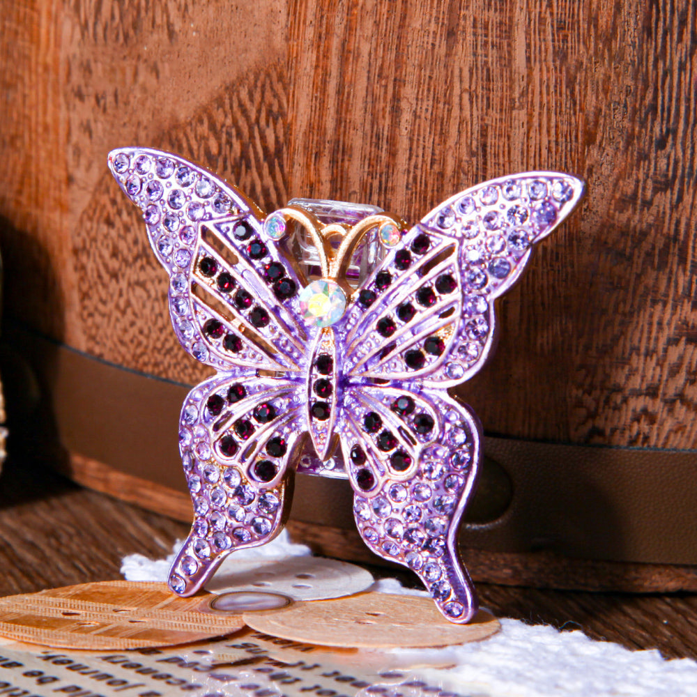 1 Pc Butterfly Notebook Metal Clip DWXL