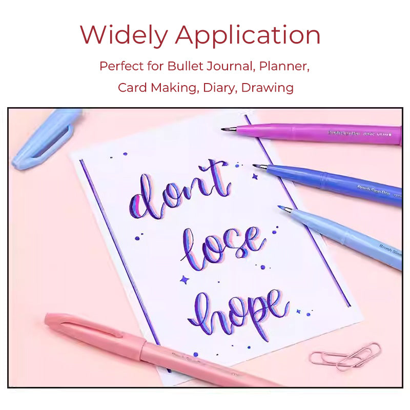 Pentel Touch Sign Pen Brush (SES15C) - Light Brown