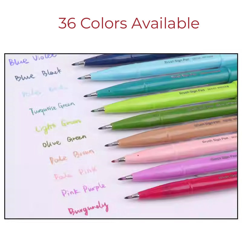 Pentel Touch Sign Pen Brush (SES15C) - Light Brown