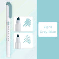 Zebra Mildliner WKT7 Double-Sided Highlighter - Mild Cyan Blue