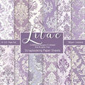 Lilac scrapbook paper pad product view