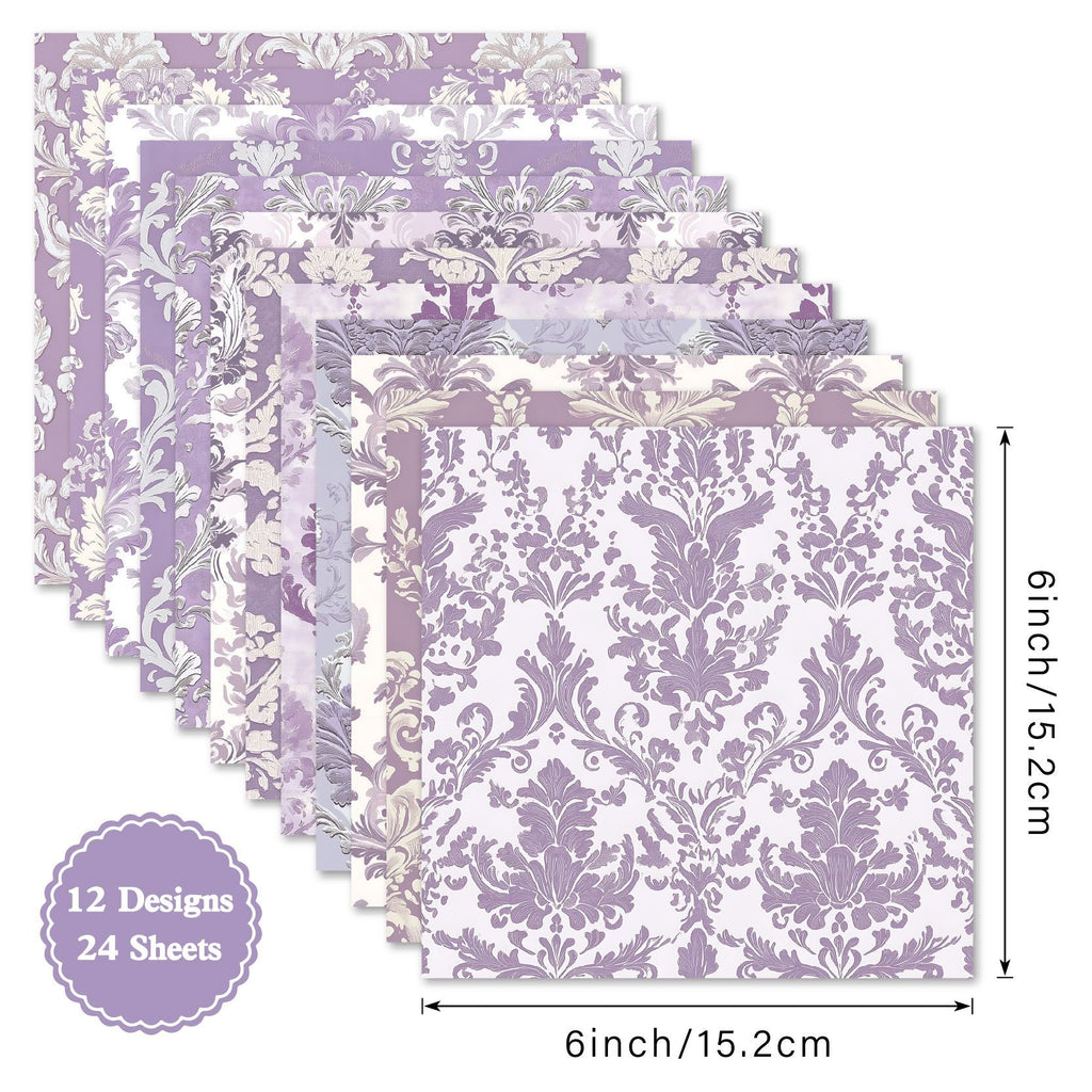 Lilac scrapbook paper pad craft inspiration