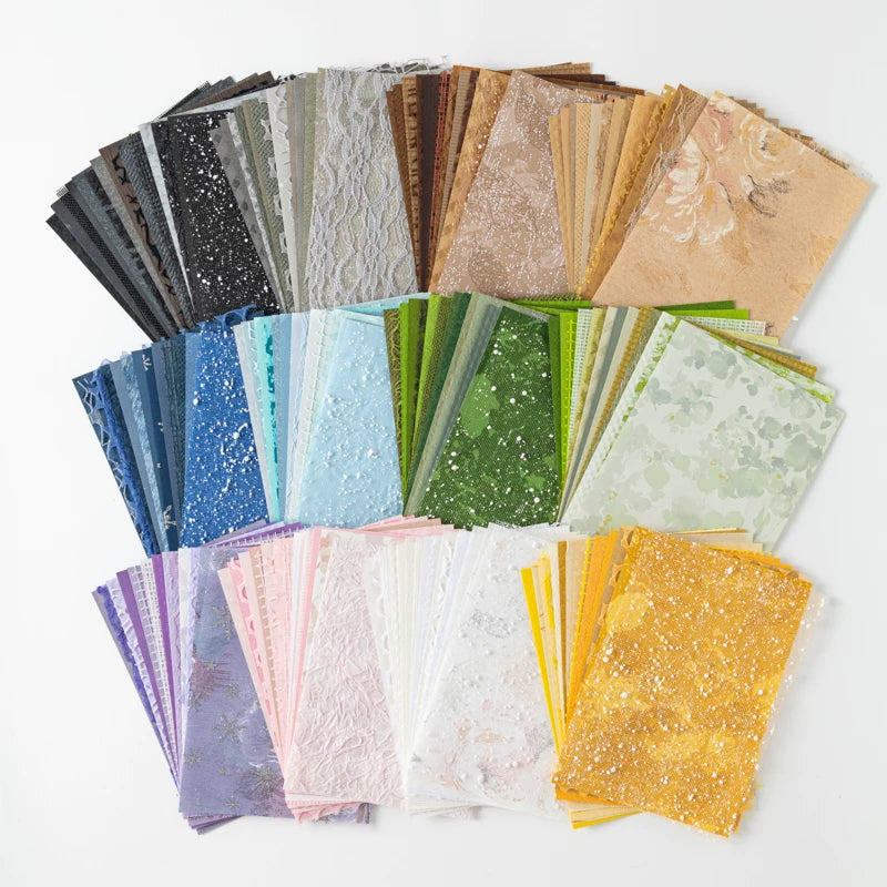 Black mixed mesh and specialty paper detail 4