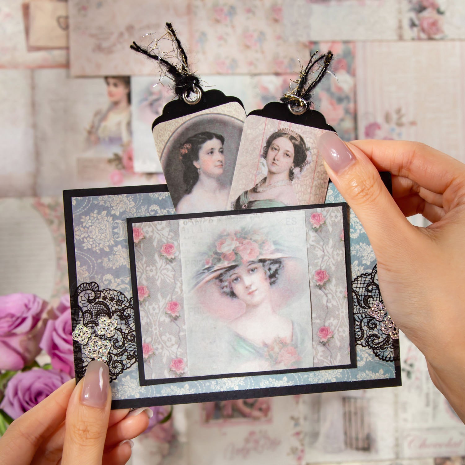 30 Pcs Crative Junk Journal Paper ZYSN