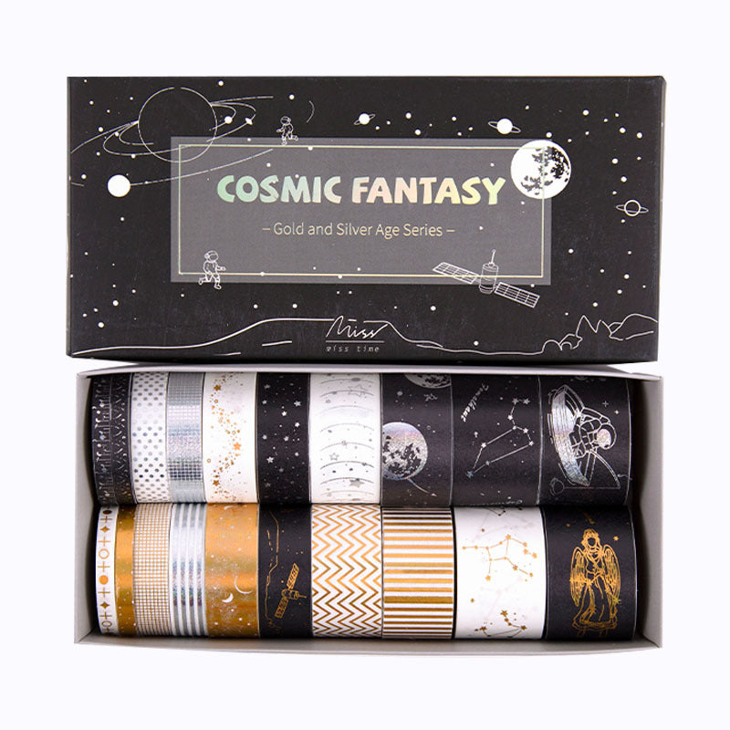 20 Pcs Galexy Themed Washi Tape Set YZHX