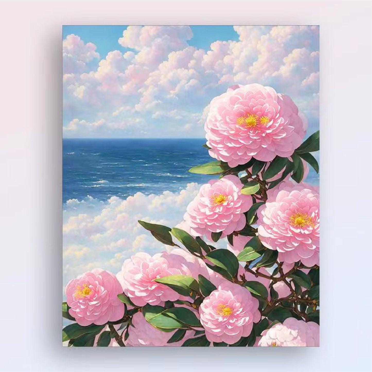 Paint By Number Kit Camellia Flower