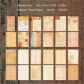 48 Sheets Old Bill Junk Journal Paper JZDX