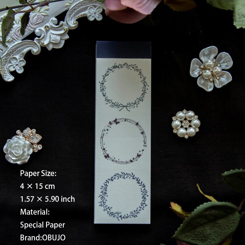 45 Sheets Vintage Notepad BZTZH