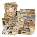 100 Pcs Retro Newspaper Journal Paper VMP10