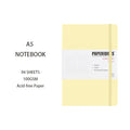 A5 Hardcover Solid Color Notebook, 94 Sheets