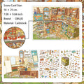 3D Shop House Scene DIY Stickers Kit JRYYZ38