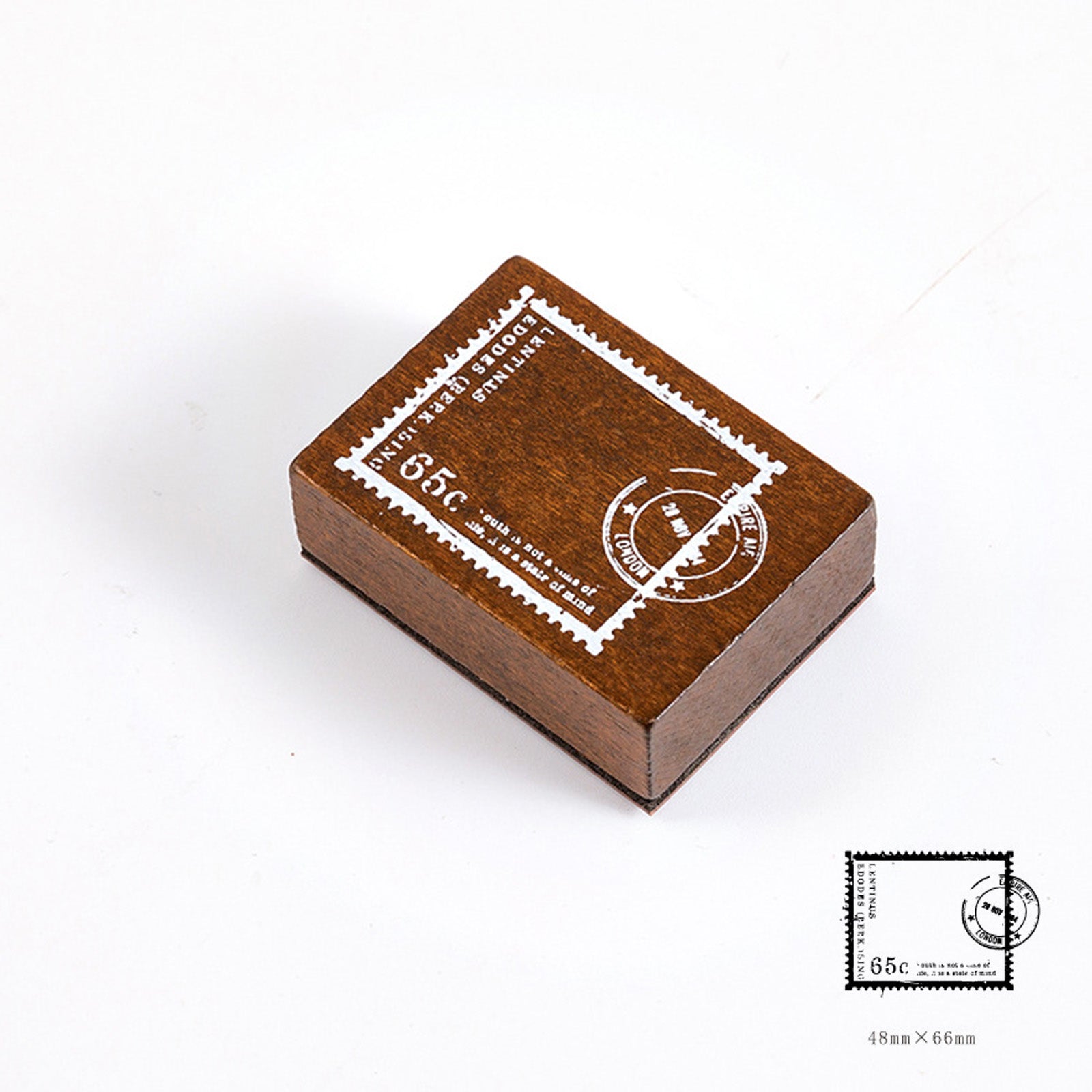 Vintage Postal Stamp Wooden Stamp HSYP03