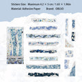 30 Pcs Vintage Floral PET Stickers HYSZ
