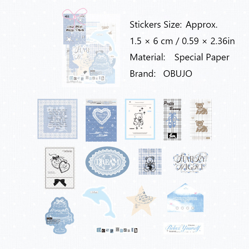 20 Pcs Aesthetic Journal Stickers WJYS