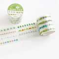 Petit Joy Clear Multi-Border PET Tape - Green Field