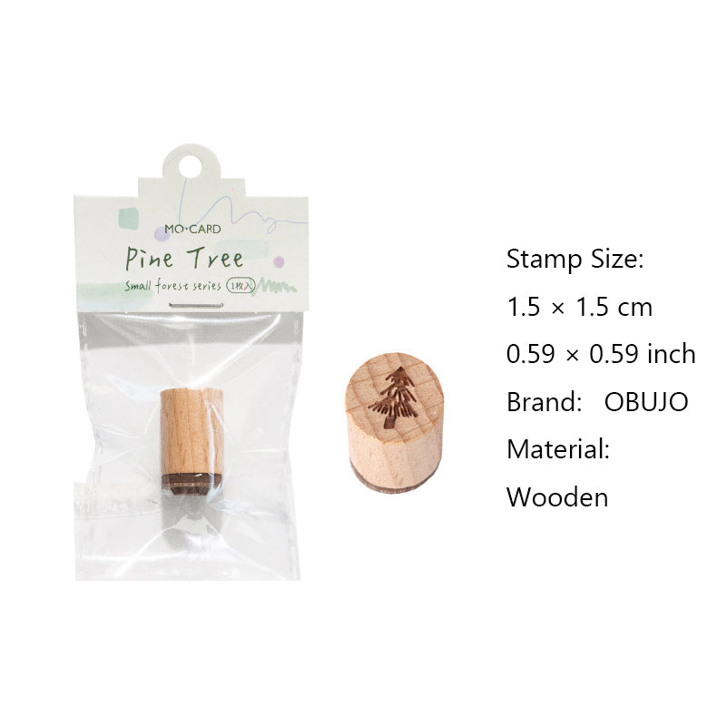 Wildland Forest Animal Wooden Stamp XSLX