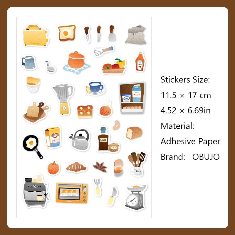 1 Sheet Planner Journal Stickers XCGX