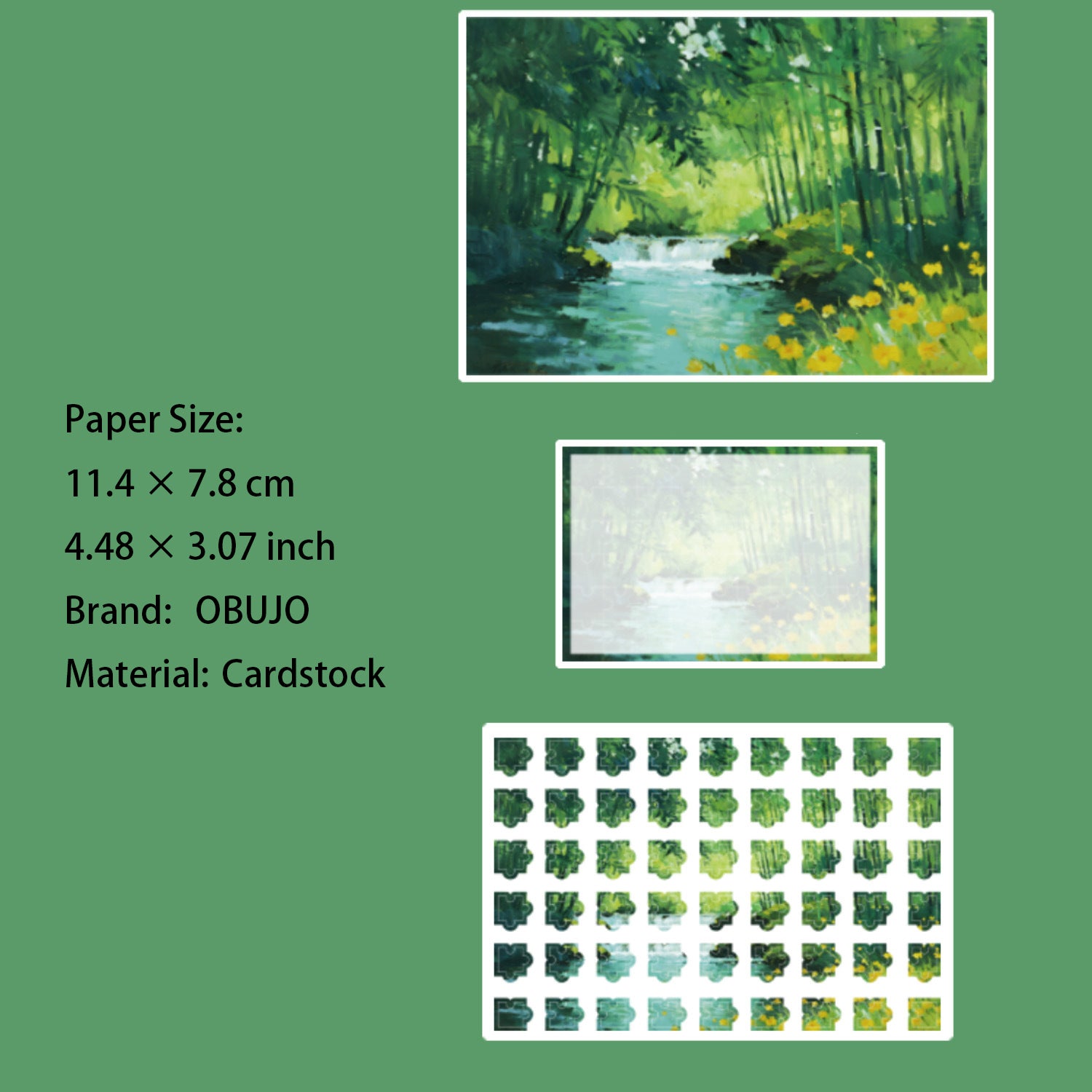 Monet's Art Themed DIY Puzzle Stickers MNYX