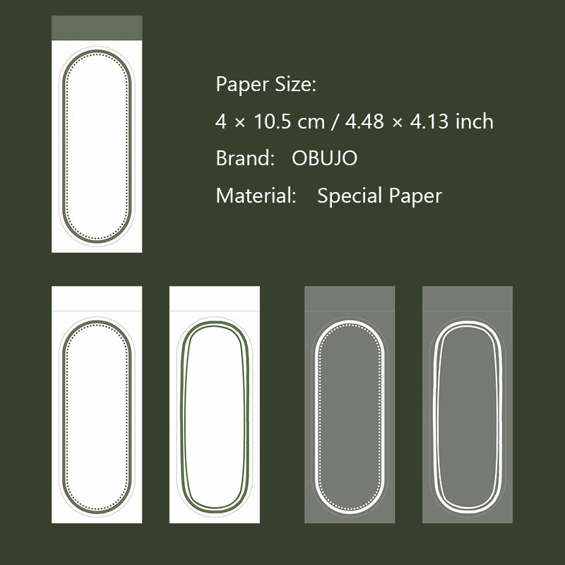 40 Sheets Minimalism Notepad Paper KDBK