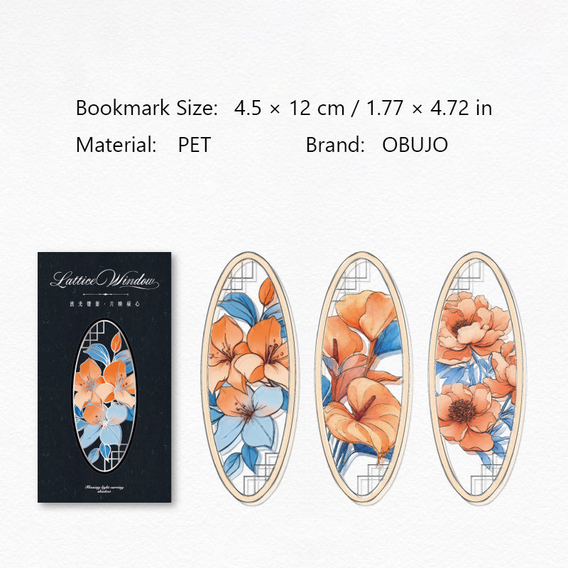 6 Pcs Window Themed Bookmark LGLY