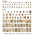 200 Pcs Vintage Junk Journal Supplier Kit SGSCX
